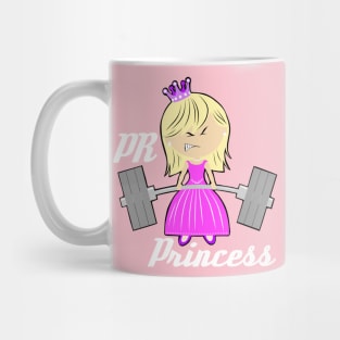 Barbell girl, gym girl, fitness girl, weightlifting women Mug